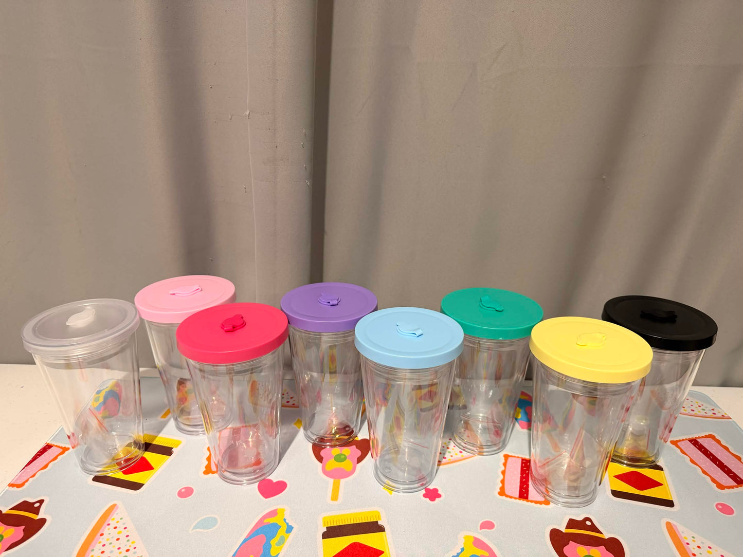 16oz Acrylic Snowglobe Cup (Teen sips)